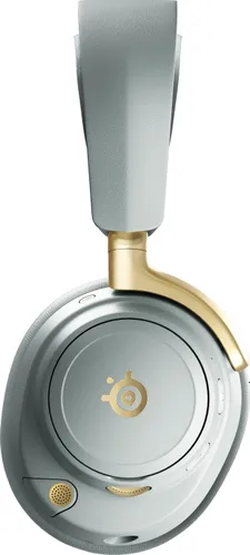 Słuchawki STEELSERIES Arctis Nova Elite Bezprzewodowe, Nauszne, ANC, Dźwięk przestrzenny Szaro-złoty