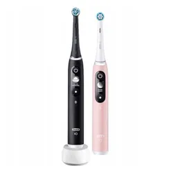 Oral - B магнитная зубная щетка iO Series 6 Duo 2 шт. Pink / Black