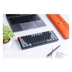 Klawiatura KEYCHRON K12-J3 Wireless Gateron G Pro Brown RGB Czarno-szary
