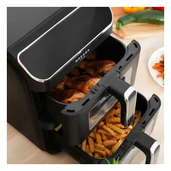Air Fryer Frytkownica beztłuszczowa MOZANO AirTower Duo 11l z podwójnym koszem 12 automatycznych programów