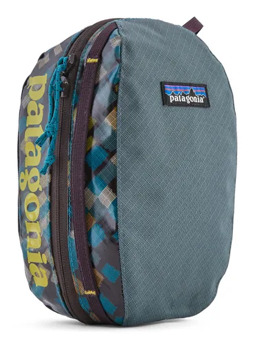 Kosmetyczka organizer Patagonia Black Hole Cube S - fitz roy patchwork / nouveau green