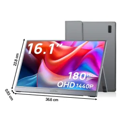 Monitor ARZOPA Z3FC 16.1" 2560x1440px IPS 180Hz