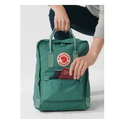 Fjallraven Kanken sırt çantası - arctic green / spicy orange