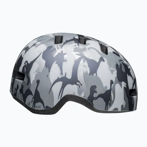 Kask rowerowy dziecięcy Bell Lil Ripper Jr matte gray silver/camosaurus