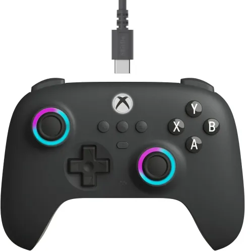 Pad 8BitDo Ultimate C Wired do PC, Xbox Przewodowy Ciemnoszary