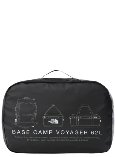 Дорожная сумка The North Face Base Camp Voyager Duffel 62 l-tnf black / tnf white