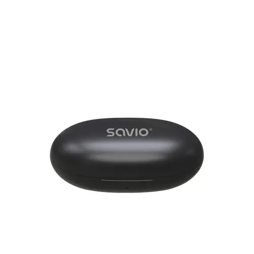 Słuchawki bezprzewodowe Savio TWS-10 Dokanałowe Bluetooth 5.3 Czarny