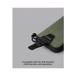 Кошелек Alpaka Zip Coin Wallet, зеленый