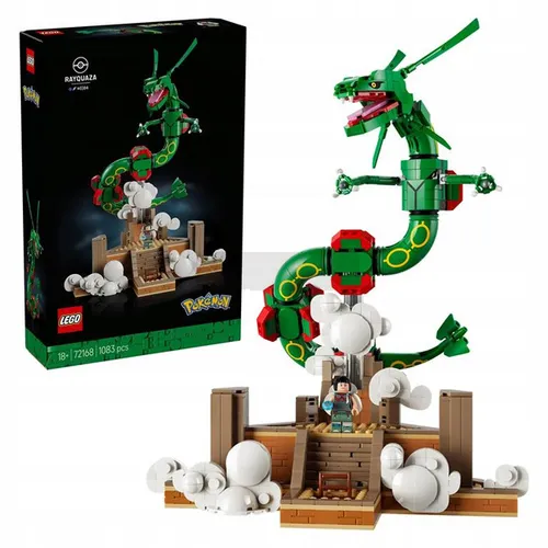 LEGO 72168 POKEMON: Рейкваза, набор блоков 18+