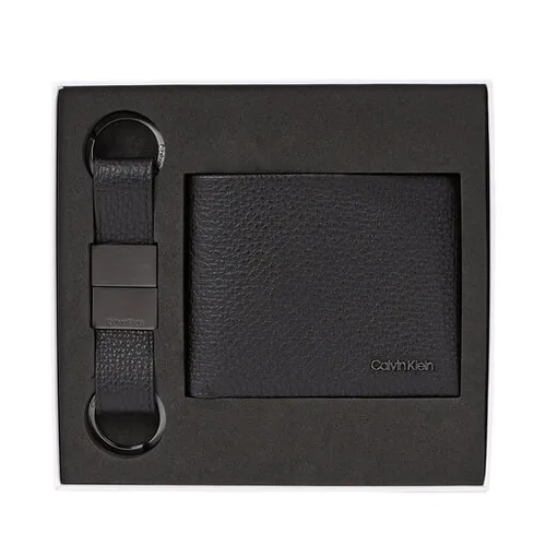 Подарочный набор Calvin Klein GS Minimalism Bifold 5cc + Keyfob K50k511023 CK Black BAX