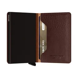 Secrid Slimwallet Sebze Koruyucu Kılıflı Cep Cüzdanı-espresso / kahverengi