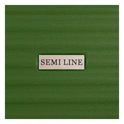 Средний Жесткий Чемодан Semi Line T5575-3 Зеленый