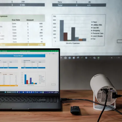 Projektor LVN SYSTEM P720 HD (1280 x 720), 150 ANSI lumen, Wi-Fi, Bluetooth
