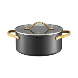 AMBITION Royal 4,6 l - garnek aluminiowy nieprzywierający z pokrywką