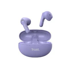 Słuchawki bezprzewodowe Trust Yavi ENC Douszne Bluetooth Fioletowy