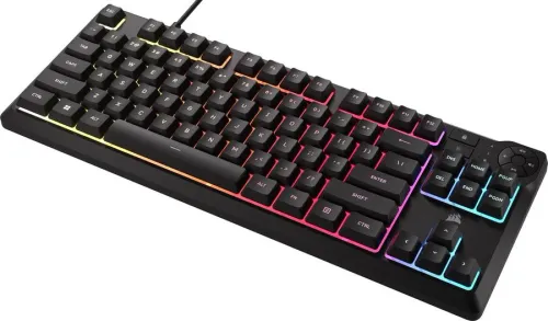 Klawiatura membranowa Corsair K55 Core TKL RGB Czarny