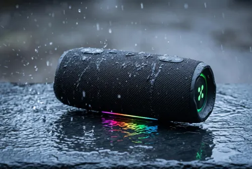 Głośnik mobilny XMUSIC BTS860 Bluetooth, Moc 40W, IP66, Akumulator 5000 mAh,  Radio FM, Czarny