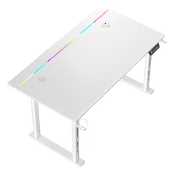 Biurko gamingowe COBRA Electra S CRF1422ELWHRGB Biały