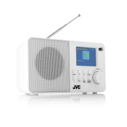 Radioodbiornik JVC RA-E611W-DAB Radio FM DAB+ Biały