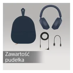 Słuchawki bezprzewodowe Sony WH-1000XM5 ANC Nauszne- Bluetooth 5.2 Niebieski