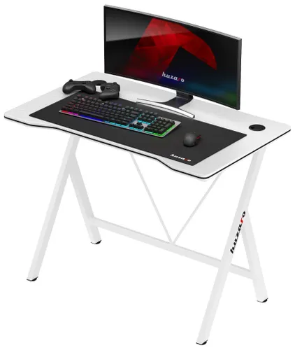 Biurko gamingowe HUZARO Hero 1.4 Biały