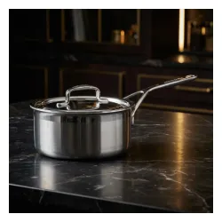 DEMEYERE 5-Plus 2,2 l - rondel ze stali nierdzewnej z pokrywką
