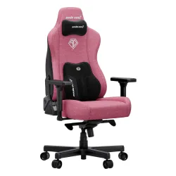 Fotel Anda Seat Kaiser 3E XL Gamingowy do 150kg Tkanina Różowy