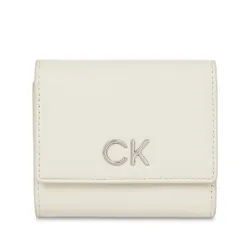 Женский кошелек Calvin Klein Re - Lock Trifold Xs K60K611094 DK Ecru PC4