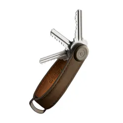 Skórzane etui na klucze Orbitkey Key Organiser Crazy Horse - oak brown/brown