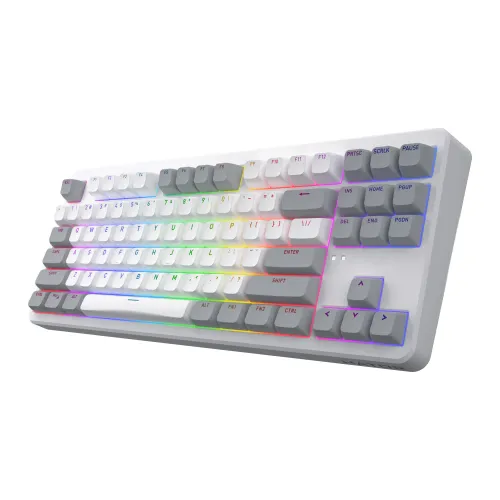 Klawiatura mechaniczna Hator Rockfall 3 Wireless Aurum Lemon Biało-Szary