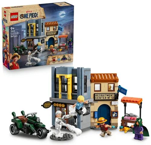 LEGO 75642 ONE PIECE: Столкновение с капитаном Смокером, набор кубиков 9+