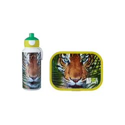 Zestaw dziecięcy bidon i lunchbox Campus Mepal - Animal Planet Tiger