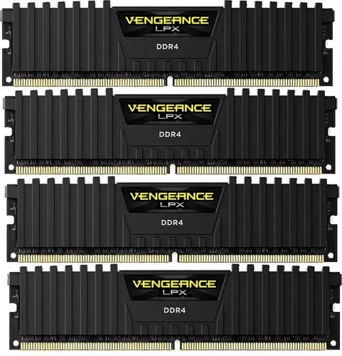 Pamięć Corsair Vengeance LPX, DDR4, 32 GB, 2666MHz, CL16 (CMK32GX4M4A2666C16)