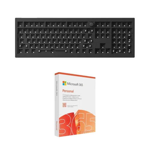 Klawiatura KEYCHRON V6 Max Wireless Czarny + Program MICROSOFT 365 Personal