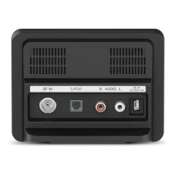 Radioodbiornik TechniSat DigitRadio 10 IR Radio FM DAB+ Internetowe Bluetooth Czarno-srebrny