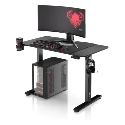 Biurko Diablo Chairs X-Tensio 1100 110cm Regulacja wysokości Czarny