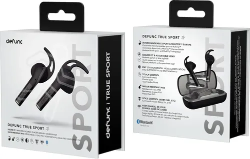 Беспроводные наушники DEFUNC True Sport In-Ear Bluetooth 5.2 Black