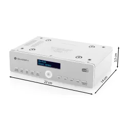 Radioodbiornik GoGEN DAB 600 Radio FM DAB+ Bluetooth Biały