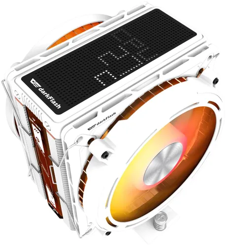 Chłodzenie CPU DARKFLASH Explore E400 Plus ARGB Biały