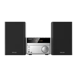 Wieża Sencor SMC 4600DBR 30W Bluetooth Radio FM, DAB+ Czarno-srebrny