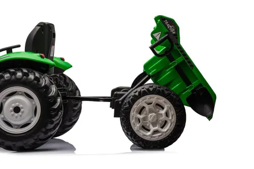 Traktor Na Akumulator Dla Dziecka Hc-306 24V 2X95W Przyczepa Eva LED Pilot