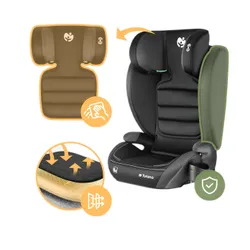 Fotelik samochodowy TULANO Joy 25 I-Size 100-150 cm (15-36 kg) Czarny-szary