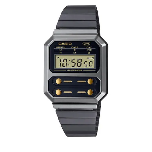 Casio Vintage A100wegg-1a2ef Grey Saati