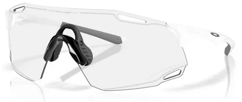 Okulary przeciwsłoneczne Oakley Cybr Dyno matte white/clear to black iridium photochromic