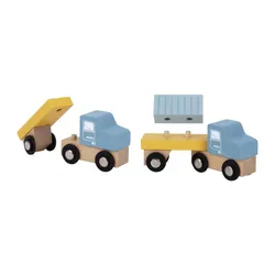 Tooky Toy Dźwig Portowy Drewniany Zestaw