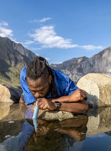 Filtr do wody słomka LifeStraw Peak Series - mountain blue