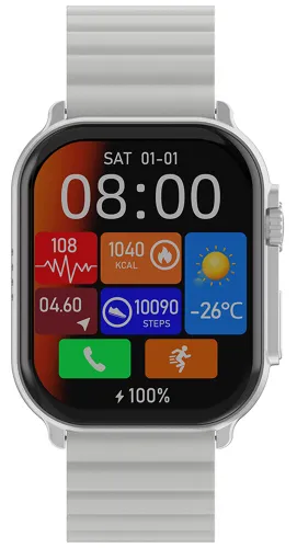 Smartwatch IMIKI Frame Pro Srebrny