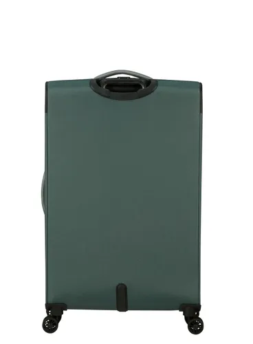 Большой расширяемый чемодан American Tourister Pulsonic-dark forest