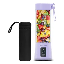 Blender personalny GÖTZE & JENSEN PB940L Lawendowy Bezprzewodowy + pokrowiec