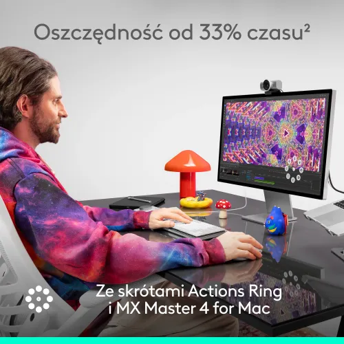 Myszka Logitech MX Master 4 dla Mac Szary